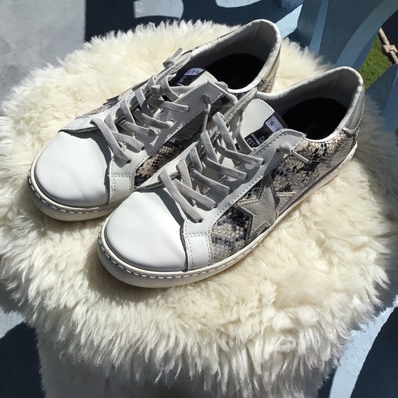 Vintage Havana Kate VH Design Faux Snakeskin Leather Slip-on Sneakers - Picture 3 of 15